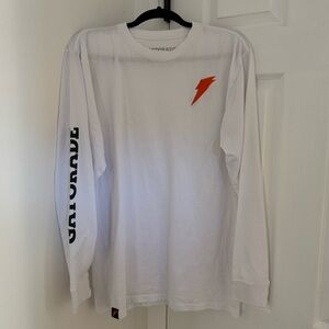 Gatorade White Long Sleeve Shirt with Orange logo